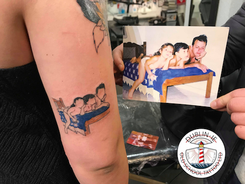 family trio tattoo